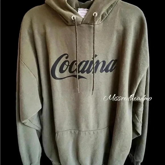 ~Aggy~ “Cocaina” Sweatshirt - L / XL - Picture 1 of 4